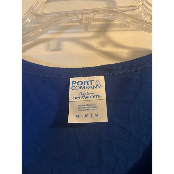 NWOT Port and Company Men's Cut Royal Blue Tank Top Uncle Sam Dabbing Size M - Picture 3 of 4